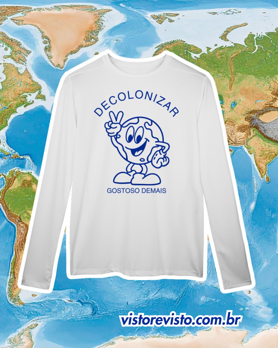 Nome do produto: dry UV manga longa DECOLONIZAR gostoso demais