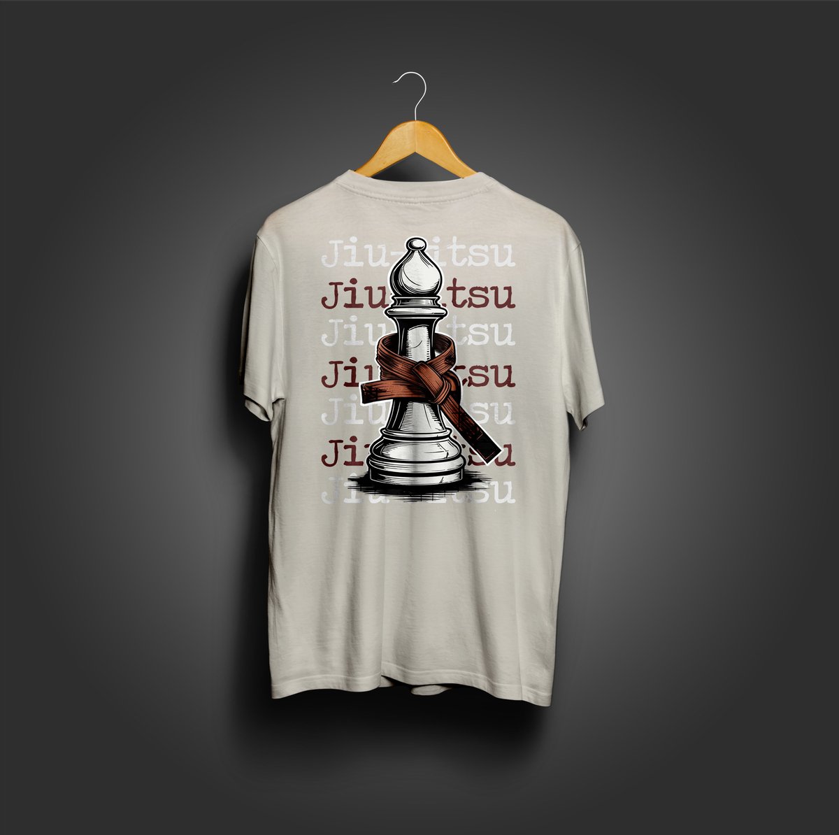 Nome do produto: Camiseta Grip on - Faixa Marrom 