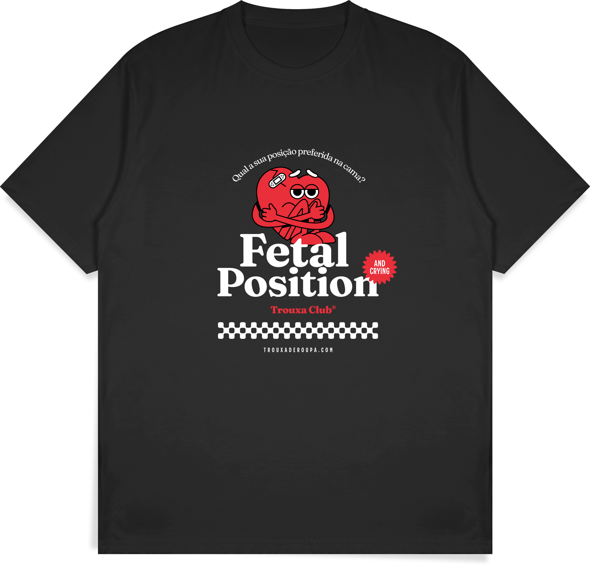 Camiseta Fetal Position Preta