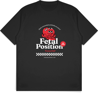 Camiseta Fetal Position Preta