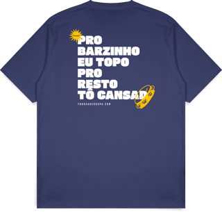 Nome do produtoCamiseta Barzinho Club Preta/Azul