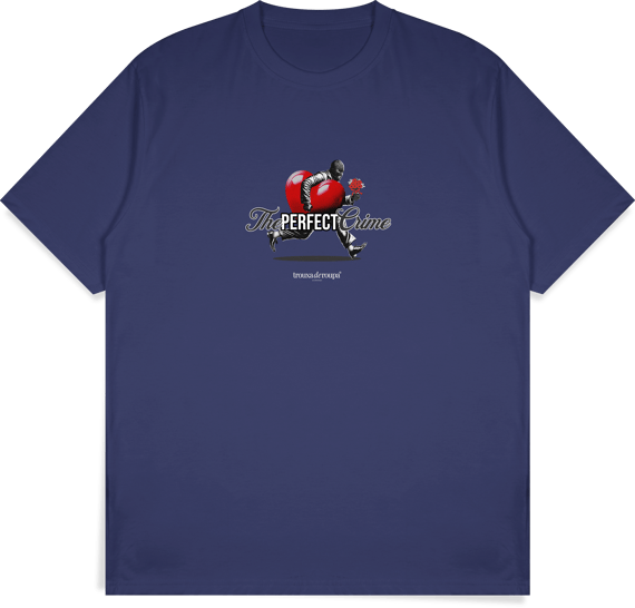 Camiseta The Perfect Crime Preta/Azul