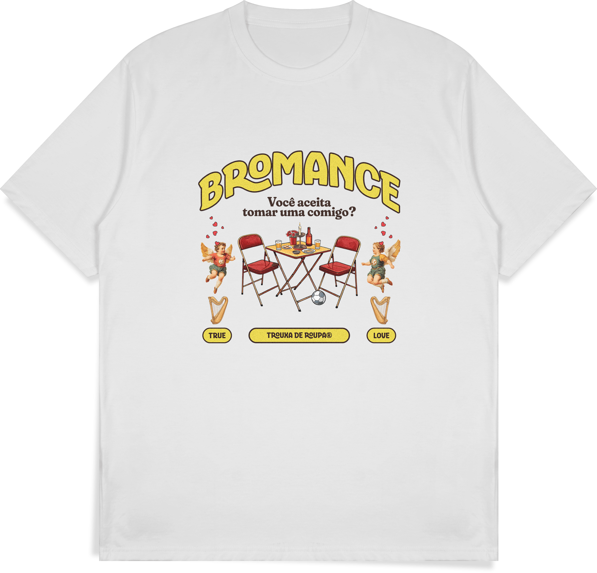 Camiseta Bromance Branca