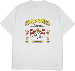 Camiseta Bromance Branca