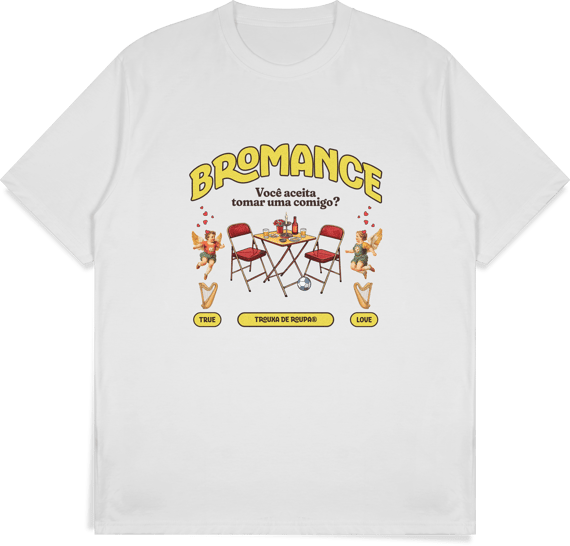 Camiseta Bromance Branca