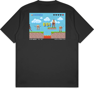 Nome do produtoCamiseta Ass Kicker Frente e Verso Preta