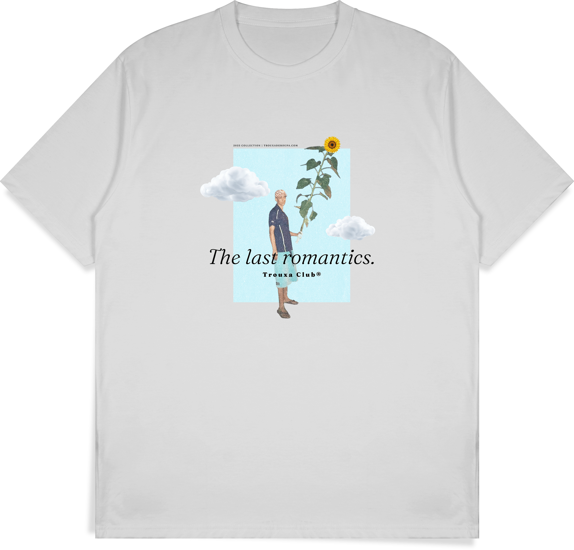 Camiseta The Last Romantics Branca/Marrom