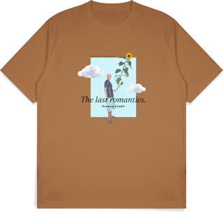 Nome do produtoCamiseta The Last Romantics Branca/Marrom