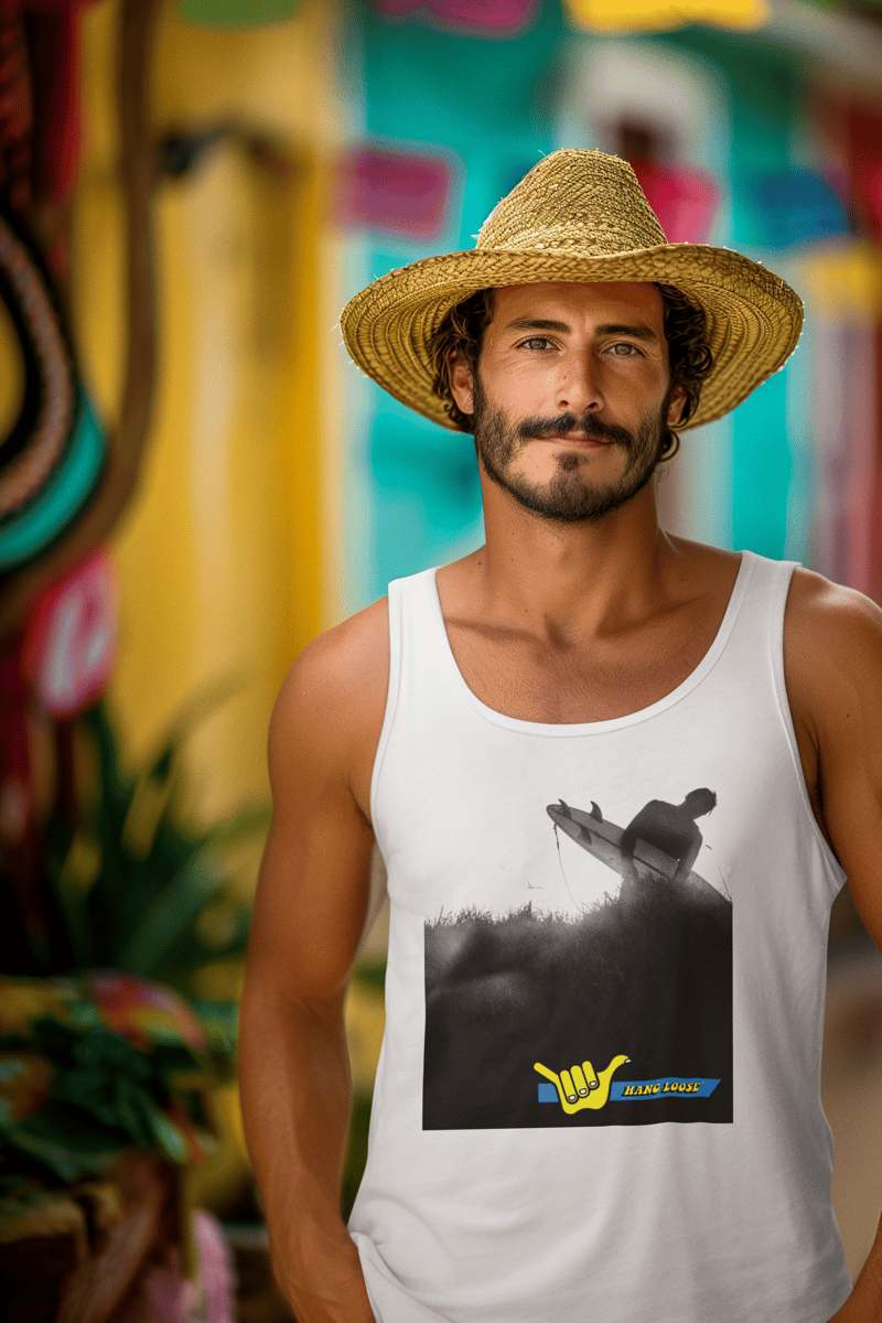 Nome do produto: REGATA HANG LOOSE THINK SURF