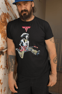 Nome do produto CAMISETA VAN HALEN by Universo 80