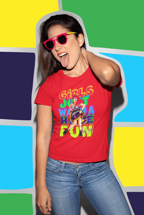 CAMISETA CYNDI LAUPER by Universo 80