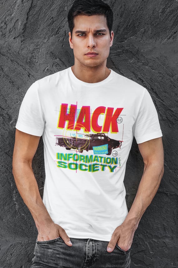 CAMISETA INFORMATION SOCIETY - HACK