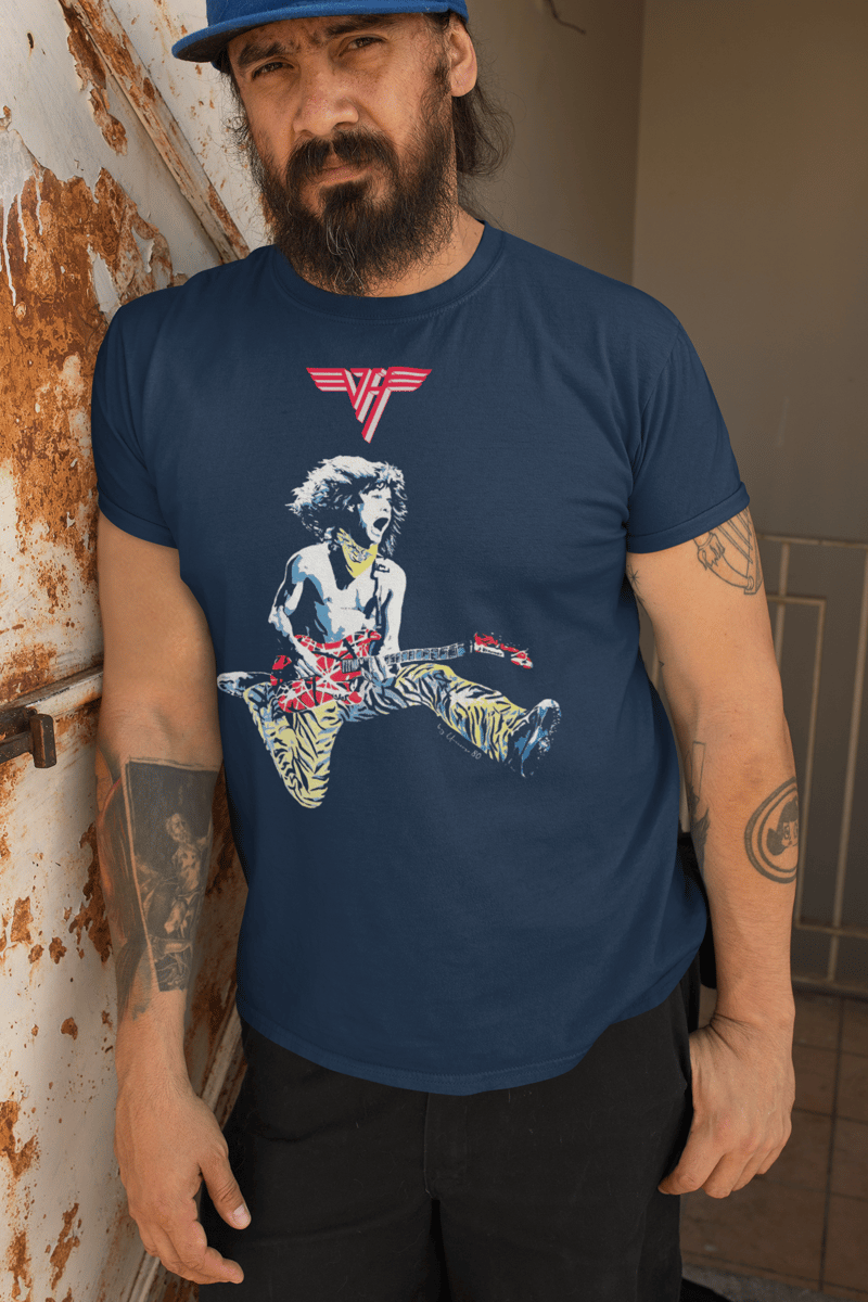 Nome do produto: CAMISETA VAN HALEN by Universo 80