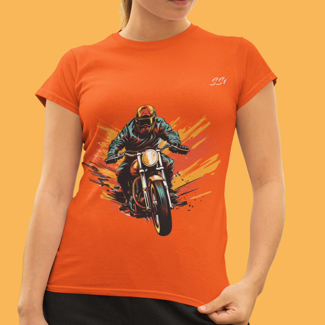 Camiseta Ss One Baby Long Quality BikeArt Motocicleta