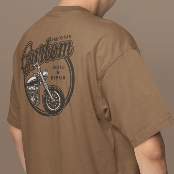 Camiseta Oversized Ss One – American Custom Bike: Estilo e Conforto