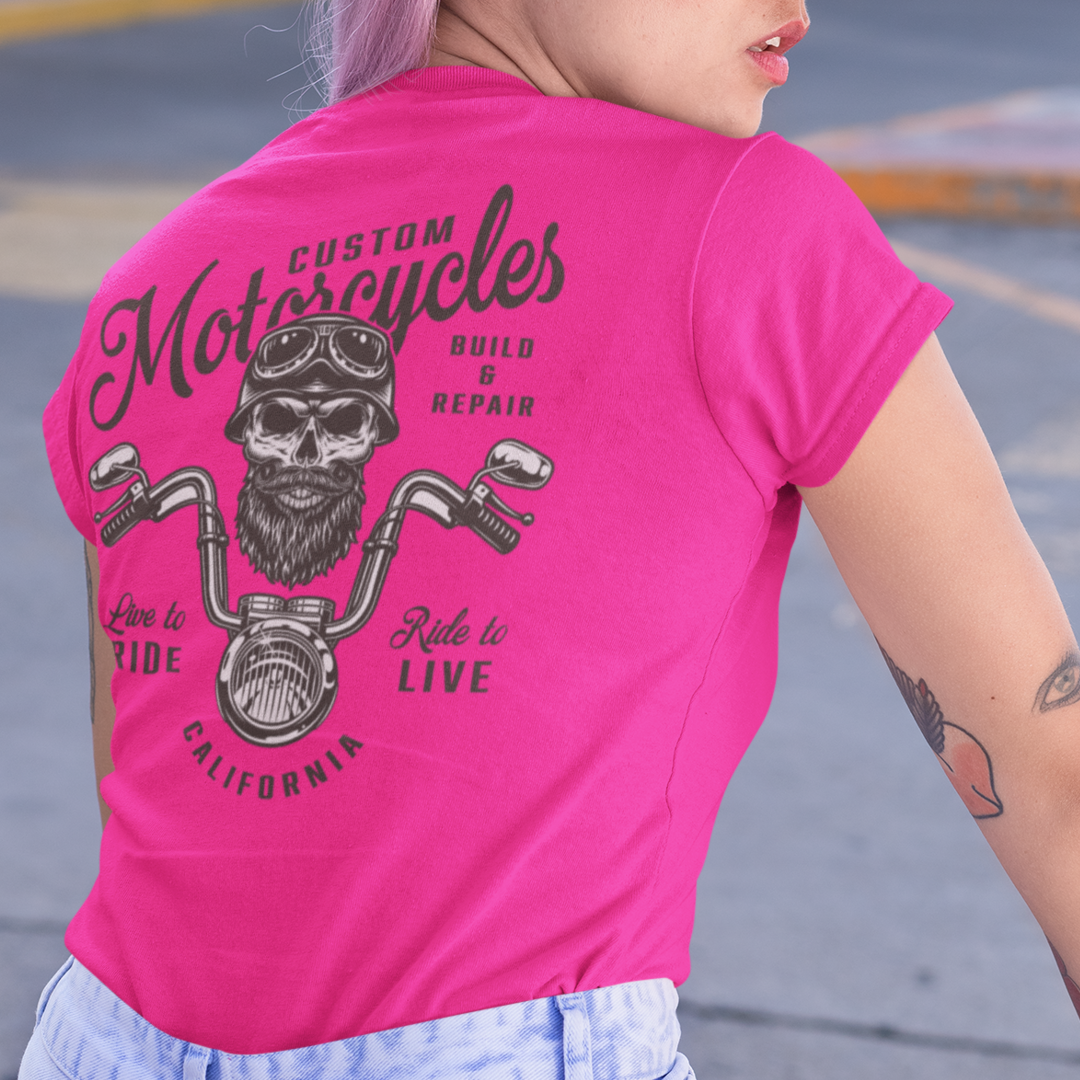 Camiseta Ss One Baby Long Quality Motocicleta