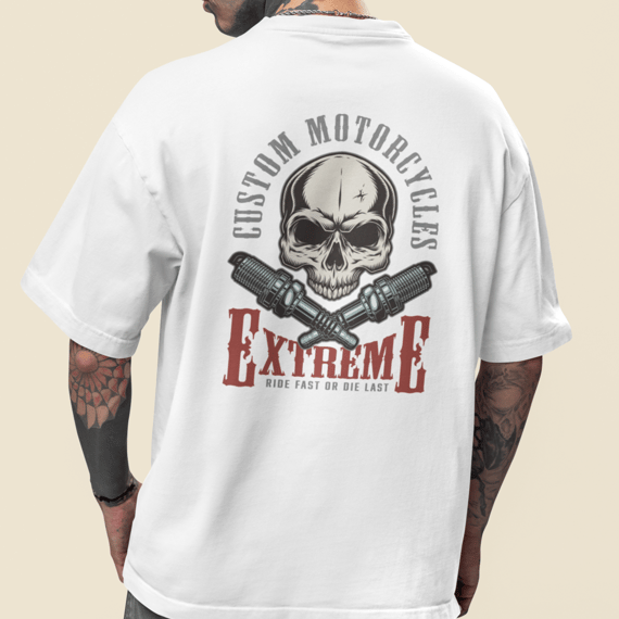 Camiseta Oversized Ss One – Extreme Rider: Estilo e Conforto para Aventureiros