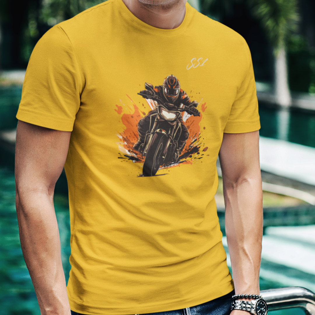 Camiseta Ss One T-Shirt Quality BikeArt Motocicleta