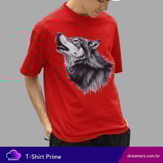 Nome do produto Camiseta Lobo Alfa – Força, Liberdade e Instinto