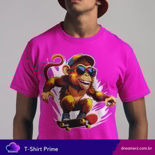 Nome do produto Camiseta MACACO SKATER – Liberdade em Movimento