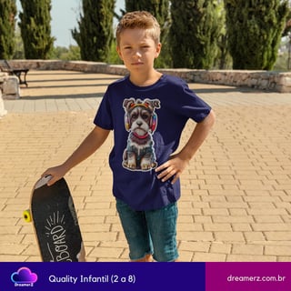 Nome do produto Camiseta Dog DJ – O Som do Estilo