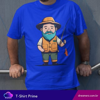 Nome do produto Camiseta: O Pescador Barbudão