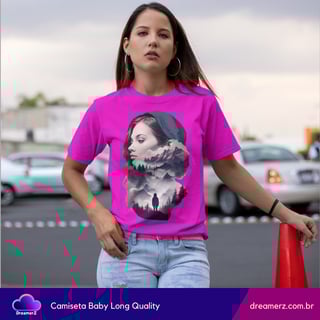 Nome do produto Camiseta Arte Reflexiva – Entre Montanhas e Pensamentos