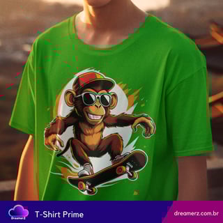 Nome do produto Camiseta MACACO NO OLHO DO TRICK – Estilo em Alta Voltagem