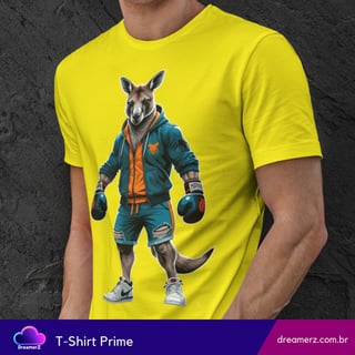 Nome do produto Camiseta KANGAROO FIGHT CLUB – Estilo que Luta e Vence