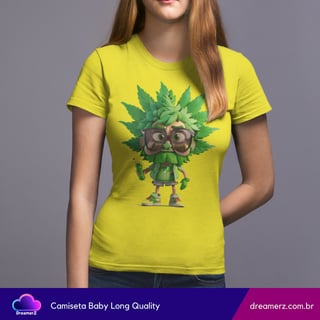 Nome do produto Camiseta Feminina Green Vibes – Estilo Roots com Atitude Urbana