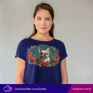 Nome do produto Camiseta Dog Royal – Estilo e Elegância em Cada Detalhe