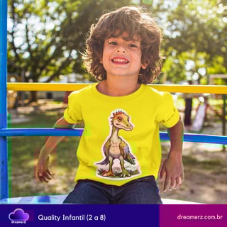Nome do produto Camiseta Dino Color – O Pré-Histórico Nunca Foi Tão Estiloso!