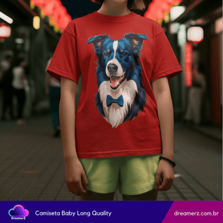 Nome do produto Camiseta Cachorro Estiloso – Seu Melhor Amigo com Muito Charme