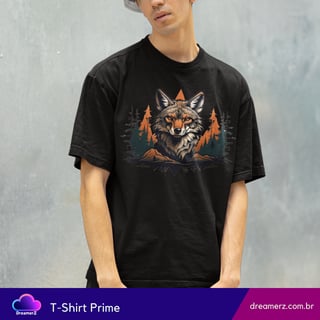 Nome do produto Camiseta Espírito Selvagem – O Lobo da Floresta