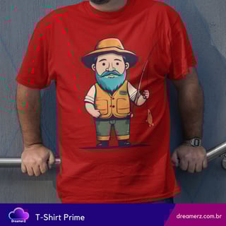 Nome do produto Camiseta: O Pescador Barbudão