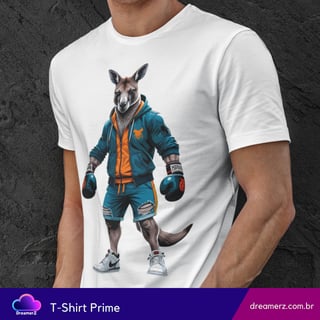 Nome do produto Camiseta KANGAROO FIGHT CLUB – Estilo que Luta e Vence