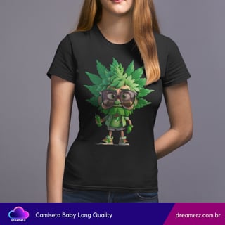 Nome do produto Camiseta Feminina Green Vibes – Estilo Roots com Atitude Urbana