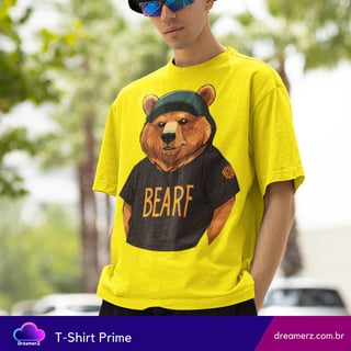 Nome do produto Camiseta Bearf – Estilo que Impõe Respeito
