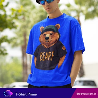 Nome do produto Camiseta Bearf – Estilo que Impõe Respeito