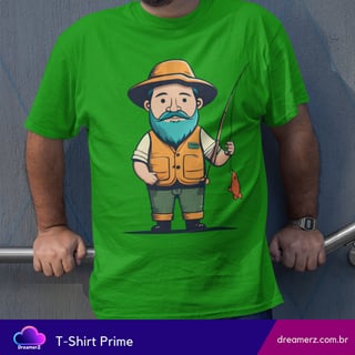 Nome do produto Camiseta: O Pescador Barbudão