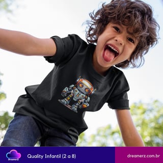 Nome do produto Camiseta RoboZinho Espacial – O Futuro Está com Você