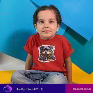 Nome do produto Camiseta Rottweiler Style – Atitude com Olhar de Anjo