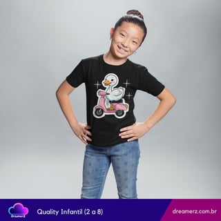 Nome do produto Camiseta: Patinha Scooter Girl – Estilo Sobre Rodas!