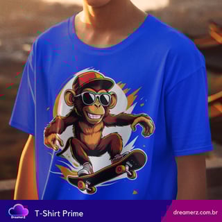 Nome do produto Camiseta MACACO NO OLHO DO TRICK – Estilo em Alta Voltagem