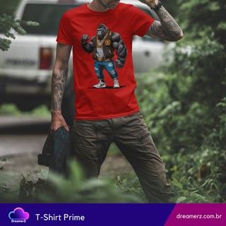 Nome do produto Camiseta GORILLA BOSS – Peso, Estilo e Atitude