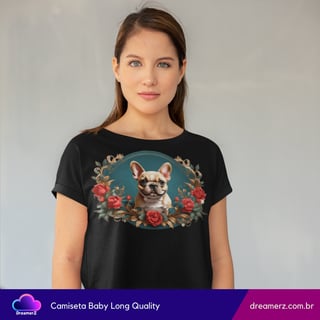 Nome do produto Camiseta Dog Royal – Estilo e Elegância em Cada Detalhe