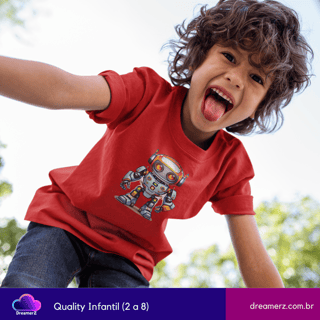 Nome do produto Camiseta RoboZinho Espacial – O Futuro Está com Você