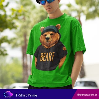 Nome do produto Camiseta Bearf – Estilo que Impõe Respeito