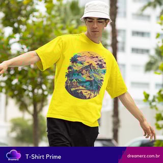 Nome do produto Camiseta Sunset Mountain – Arte, Liberdade e Natureza