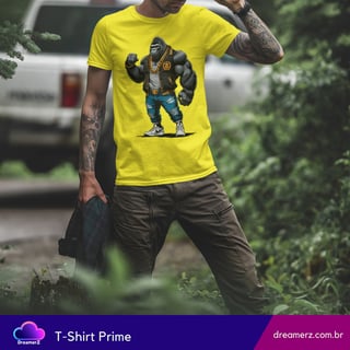 Nome do produto Camiseta GORILLA BOSS – Peso, Estilo e Atitude